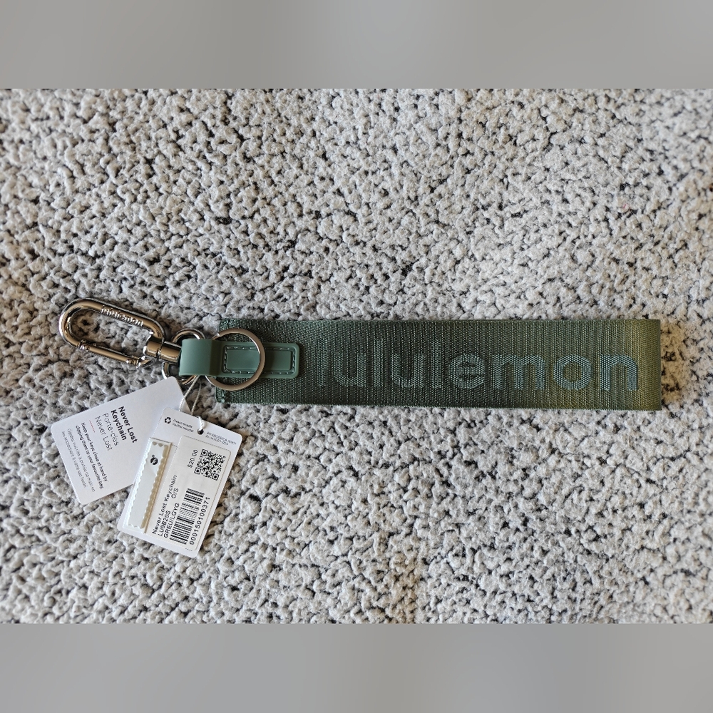 Lululemon Never Lost Keychain